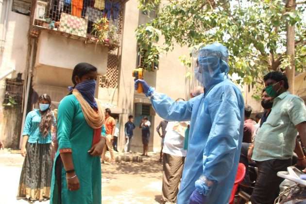 coronavirus screening of dharavi residents in mumbai