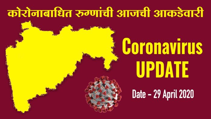todays coronavirus patients in maharashtra 29th April