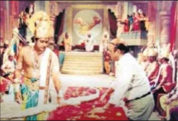 ramanand sagar ramayan shooting picture from behind the scenes