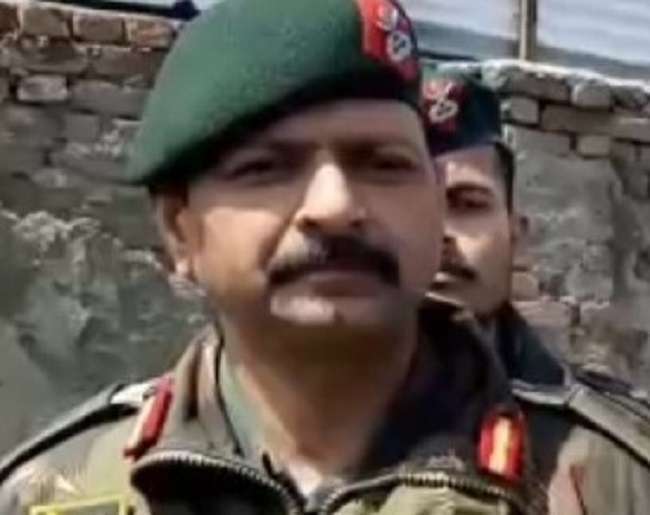 jammu and kashmir five jawans martyred including two army officers two terrorists killed