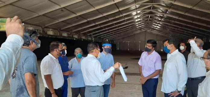 Addition of 150 beds at Corona Center in NSCI Sports Complex in Worli