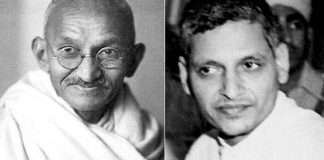 Mahatma gandhi and Nathuram Godse