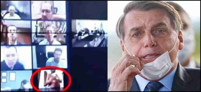 Man accidentally broadcasts his naked body while on Zoom call with Brazilian President