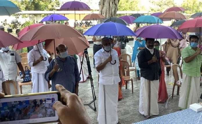 Coastal Kerala village uses umbrella as weapon to combat Covid-19