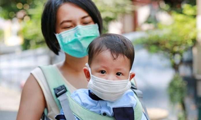 Masks are too dangerous for children under two, Japanese experts warn