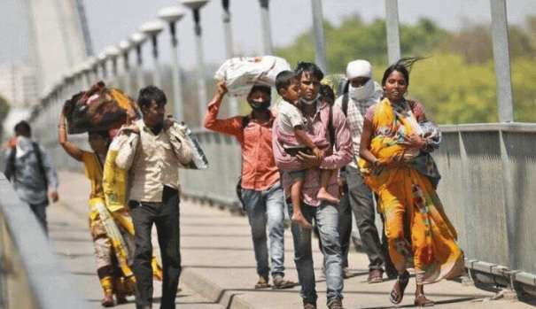 Migrant Worker Walking