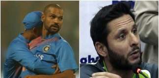 Shikhar Dhawan hits back at Shahid Afridi for his controversial comments on Kashmir