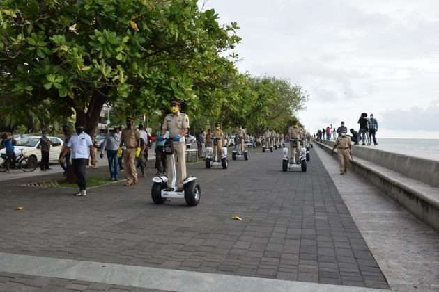 self balancing electric scooter fleet provider for mumbai police