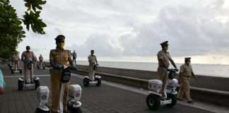 self balancing electric scooter fleet provider for mumbai police