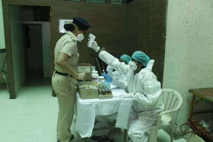 Health checkup is done for Covid worriers in police dept