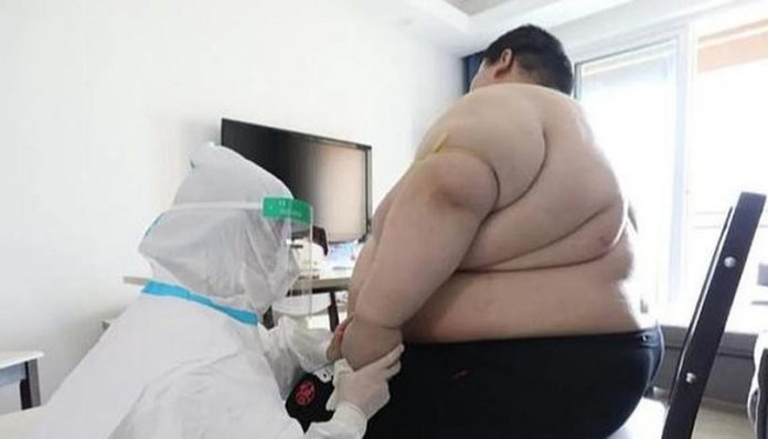 Chinese man gains over 100kg after lockdown
