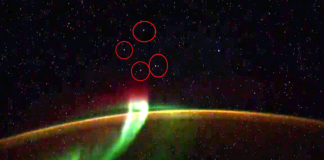 astronaut cosmonaut ivan vagner films five apparent ufo flying over southern hemisphere