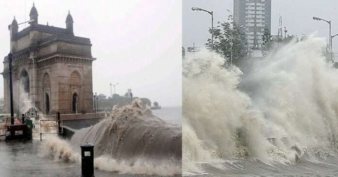 Hight Tide in Mumbai