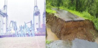 Winds blow in Raigad, flood situation in many places in Uran