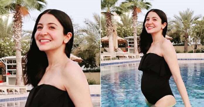 Pregnant Anushka Sharma's Pool Pic viral on social media