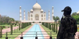 tajmahal reopens after 188 days first tourist chinese new rule agra