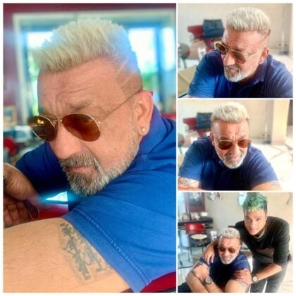 Sanjay Dutt's new look is currently in the news.
