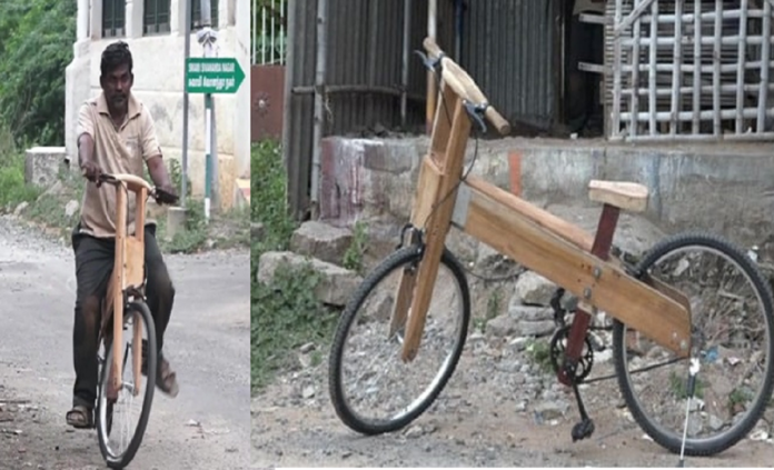 wooden bicycle tamil nadu