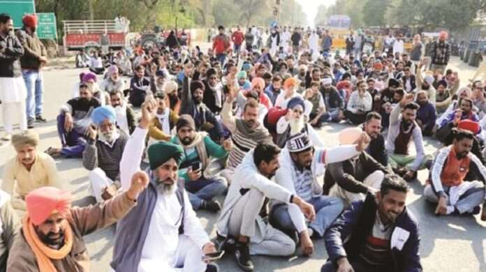 Farmer' agitation at Delhi