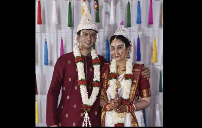 actress sai lokur wedding photo viral on social media