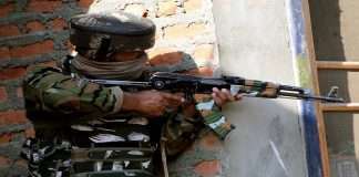 jammu and kashmir encounter between security forces and terrorist going on one militants surrendered