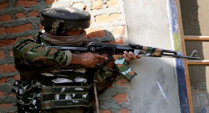 jammu and kashmir encounter between security forces and terrorist going on one militants surrendered
