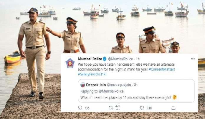 mumbai police tweet reply viral on social media