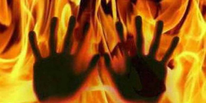 The husband burned his wife alive in nagpur