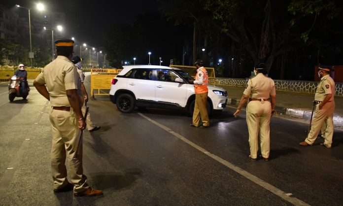first day of night curfew in mumbai