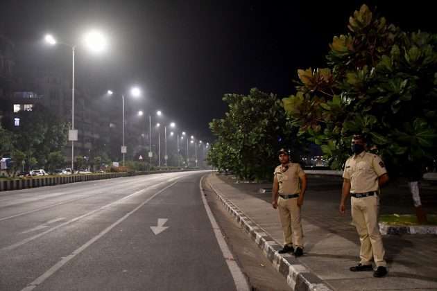 first day of night curfew in mumbai