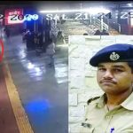 rpf police saved life of women at mumbra station