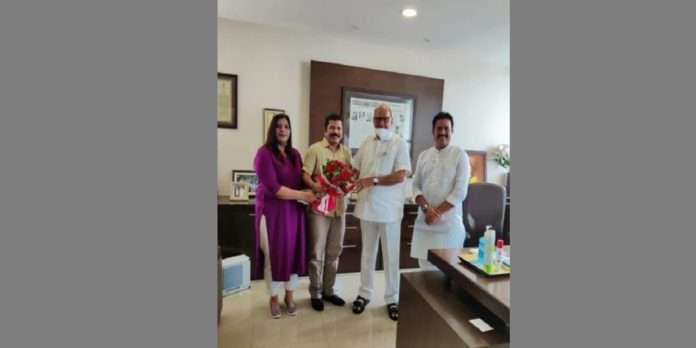 Another blow to BJP in Navi Mumbai Former corporator and corporator join NCP