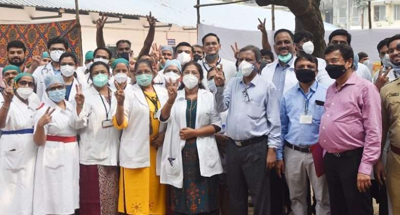 Rajawadi Hospital ready for covid vaccination
