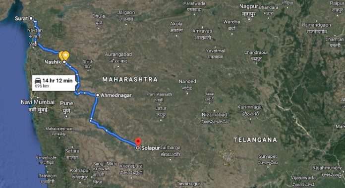Gujrat-Nashik proposed Highway