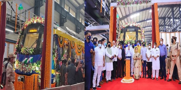 CM Uddhav Thackeray inaugurates first Metro coach in mumbai charkop