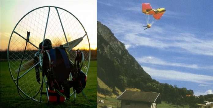 A paragliders broken rope at a height of 150 feet the pilot and the tourist died