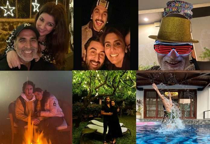 bollywood stars partying new years