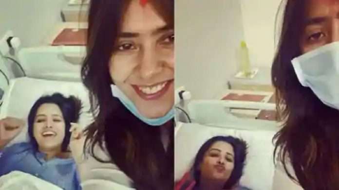 Ekta Kapoor visits Anita Hassanandani after birth of her 'nephew', shares video from hospital