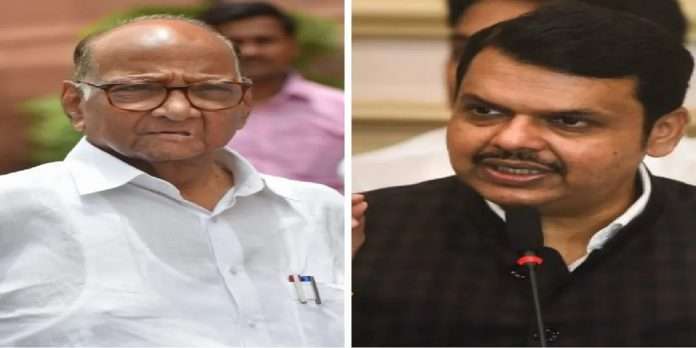 political crisis in maharashtra where is ncp chief sharad pawar and bjp leader devendra fadanvis