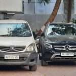 what is a connection of mersedes benz car in sachin vaze case