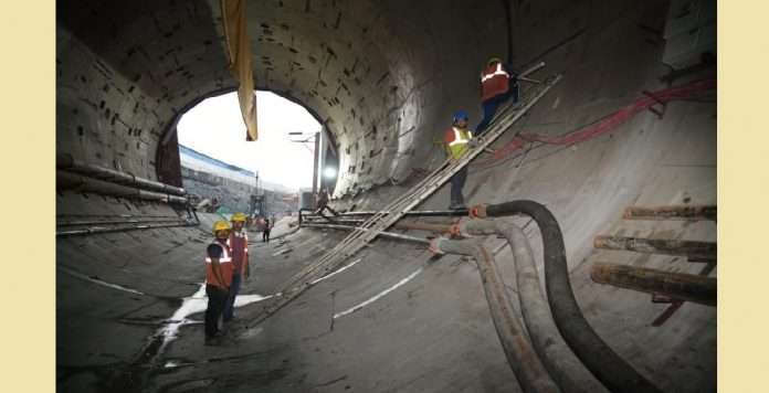100 meters of underground ‘Mavala’ Tunnel Boring Machine dug in Mumbai