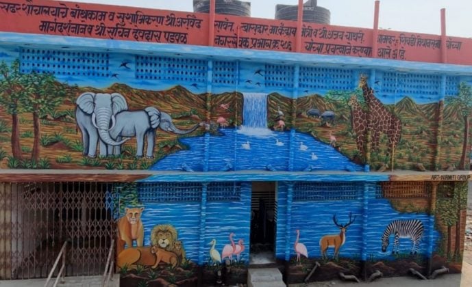 Unique toilets for women and the disabled in Shivdi