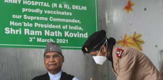 President Ram Nath Kovind receives first dose of Covid-19 vaccine