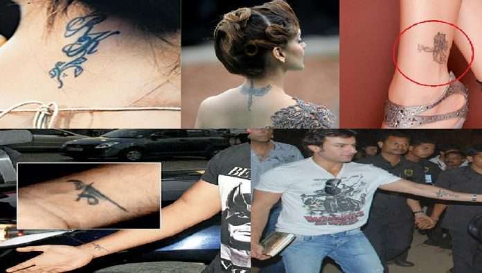 bollywood celebrity tattoos meaning