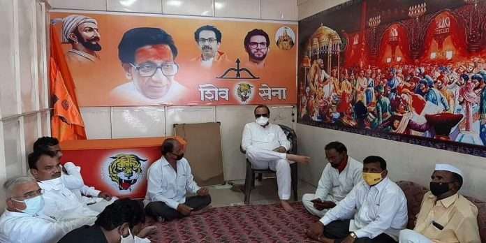 Ajit Pawar held a meeting at Shiv Sena office