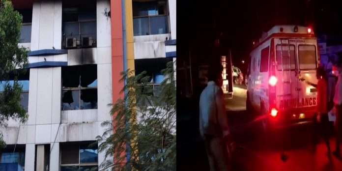 Virar covid hospital fire Wife suffers heart attack after husband dies in fire, couple dies