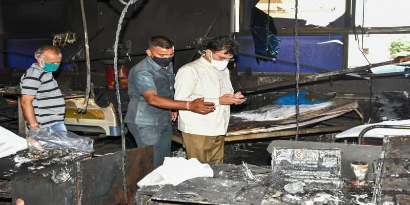 fire at virar vijay vallabh hospital 13 patients death in icu