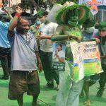 West Bengal Assembly Election 2021:Party workers celebrate as TMC leads in West Bengal