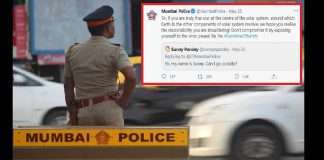 the man tweeted to the mumbai police can i get out of the house mumbai police gave a cute reply