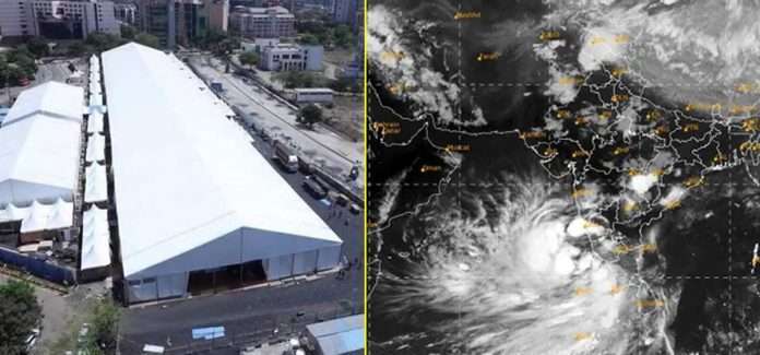 Cyclone Tauktae covid patients form Dahisar, BKC, Mulund Jumbo Covid Center shifted to safe places